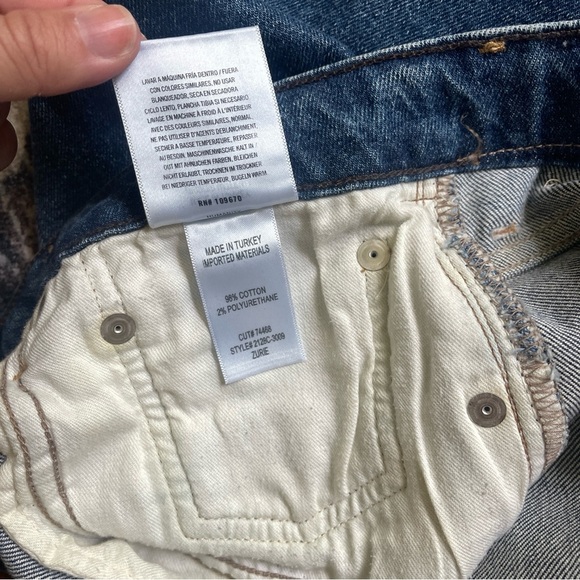 Citizens of Humanity High Rise Straight Leg Zurie Jeans Garnish Wash - Picture 7 of 7